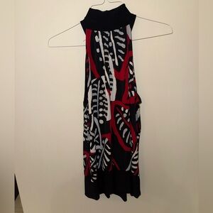 Studio Black and Red Patterned Dress